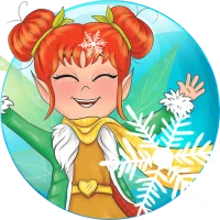 Iris si bagheta de gheata